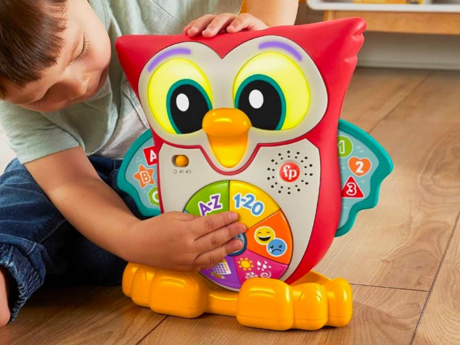 Fisher-Price Linkimals Light-Up and Learn Owl Toy