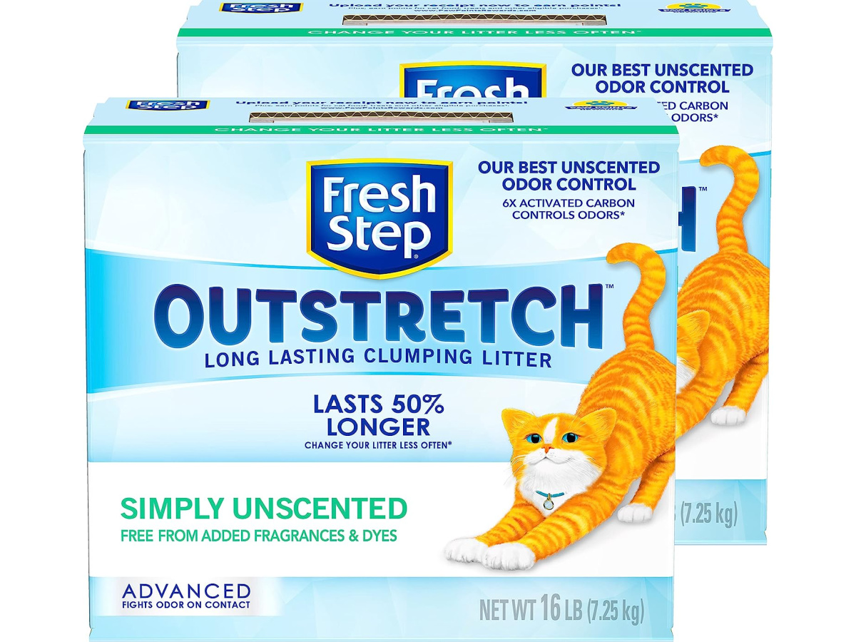 Fresh Step Clumping Cat Litter， Advanced， Unscented， 18.5 lbs-