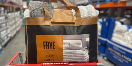 Frye Faux Fur 3-Piece Comforter Sets Spotted at Costco