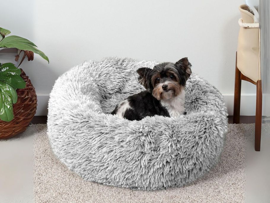 Highly-Rated Calming Donut Dog Bed Only $18.99 Shipped