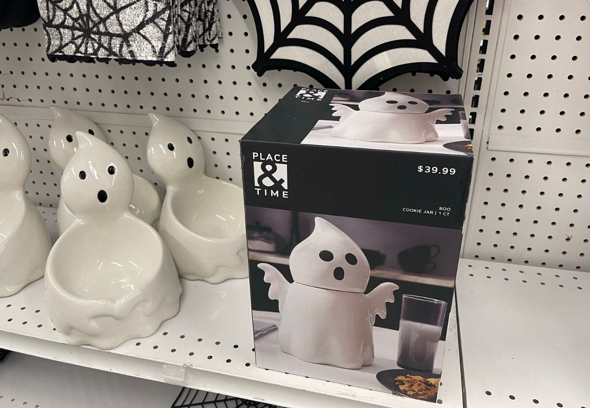 Ghost cookie jar and candy dish