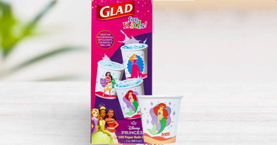Glad Disney Princess Mini Paper Cups 100-Count Just $4.73 Shipped on Amazon
