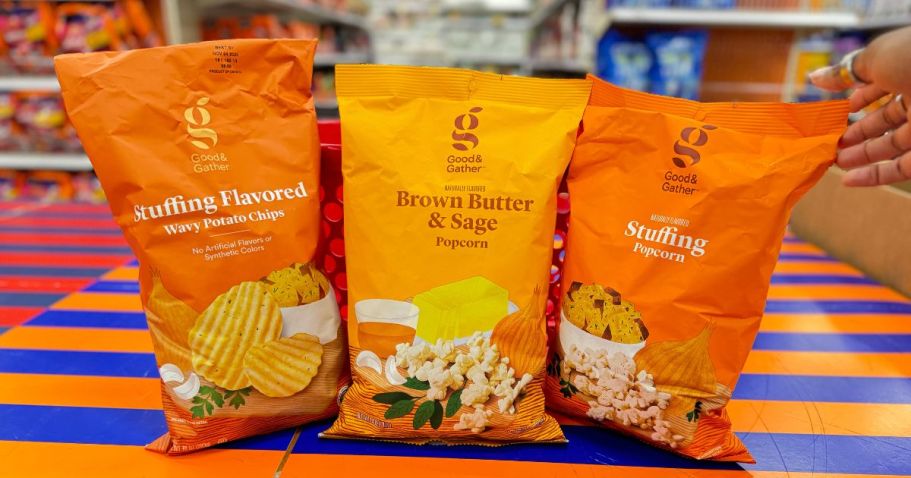 *NEW* Good & Gather Stuffing Flavored Chips AND Popcorn