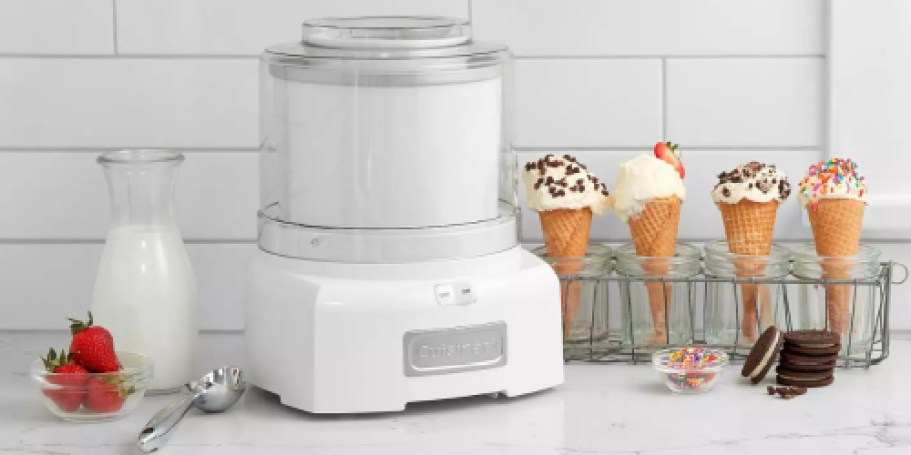 Cuisinart Ice Cream, Frozen Yogurt, & Sorbet Maker from $41.99 on Kohls.com (Reg. $80)