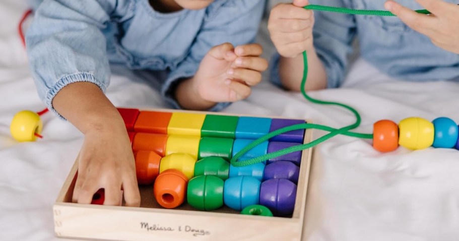 Melissa & Doug Wooden Lacing Beads Just $5.99 on Amazon (Regularly $18)