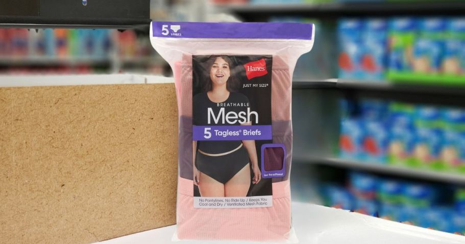 Hanes Women’s Underwear 5-Pack Only $6.57 Shipped on Amazon (Regularly $16)