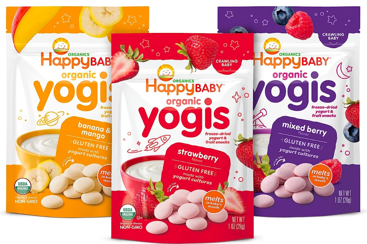 Happy Baby Organics Yogis Freeze-Dried Yogurt & Fruit Snacks