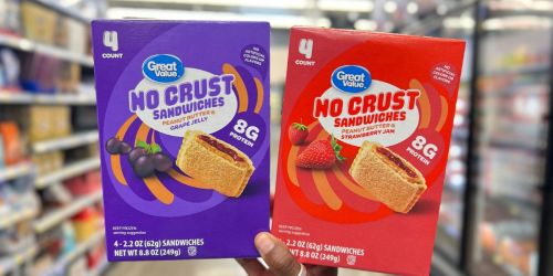*NEW* Walmart Great Value No Crust PB&J Sandwiches (Cheap Uncrustables Alternative!)
