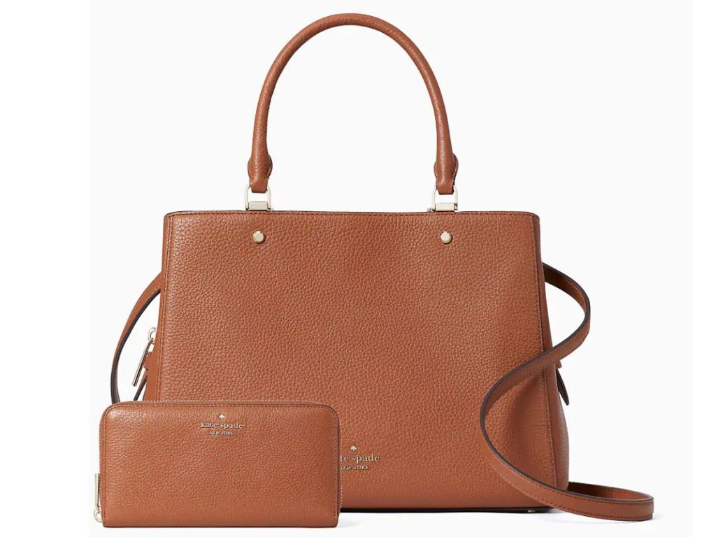 Kate Spade Leila Medium Satchel Bundle 