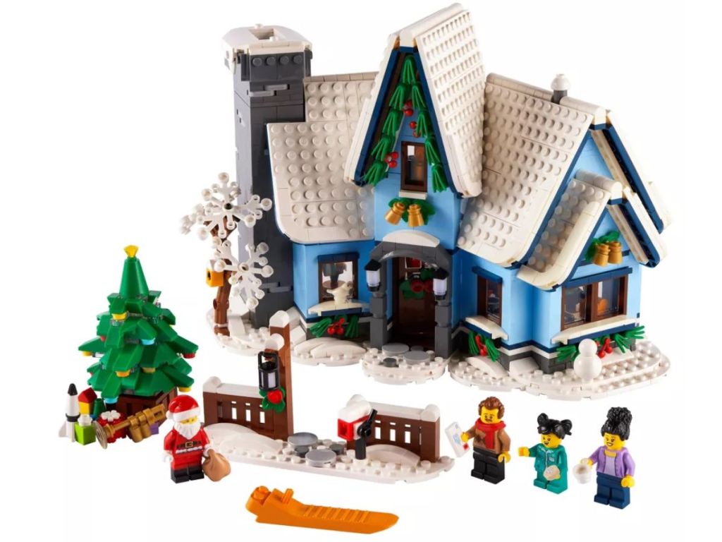 LEGO Icons Santa Visit Christmas House Décor Set