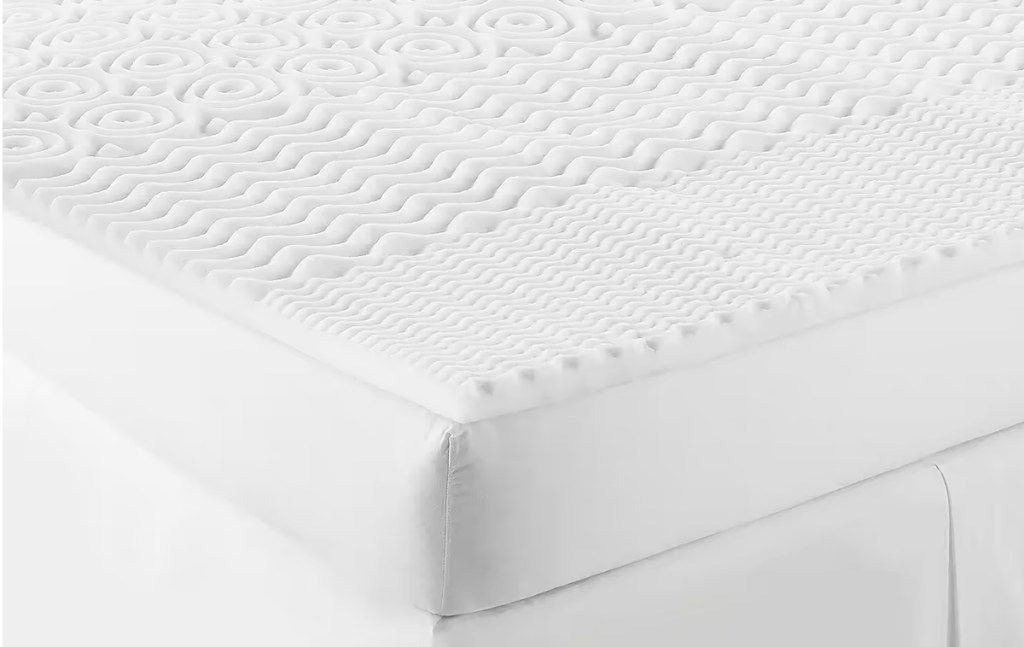 2 inch orthopedic 5 zone foam mattress topper