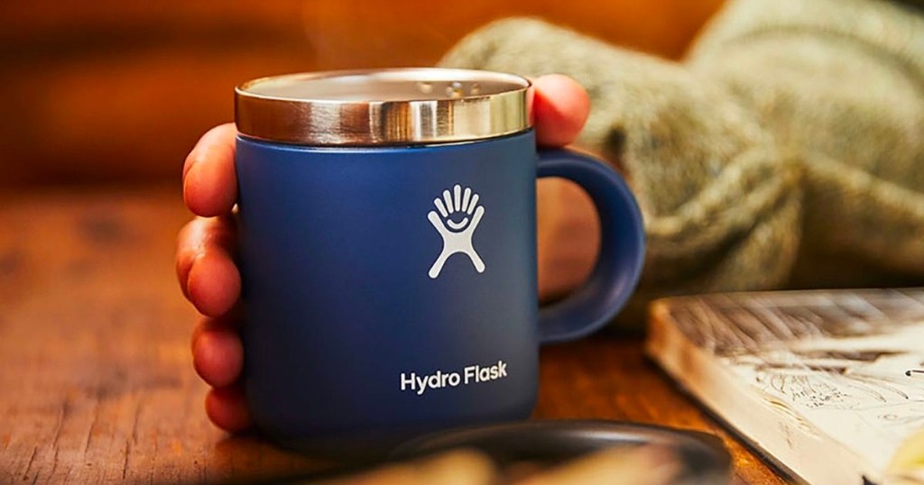 Stainless Steel Hydro Flask Reusable Mug in Indigo