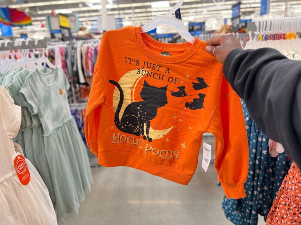 Walmart Halloween Clothes, Hocus Pocus Sweatshirts + Outfits for the  Kiddos!