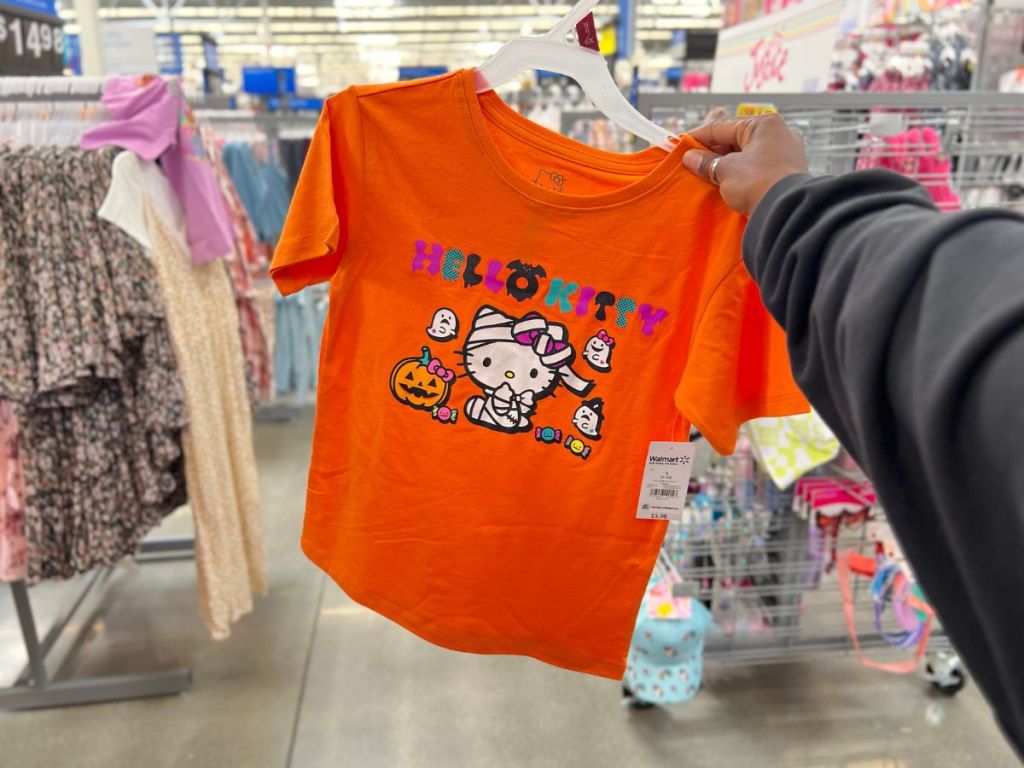 Kids Hello Kitty Halloween T-shirt at Walmart