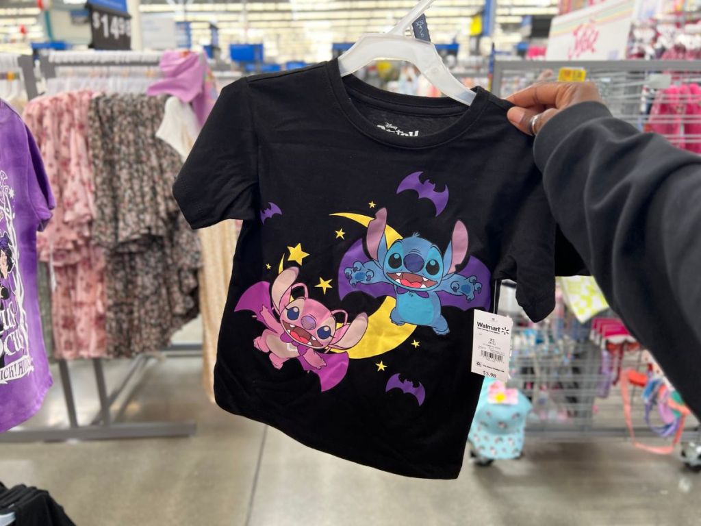 Kids Lilo & Stitch Halloween T-shirt at Walmart