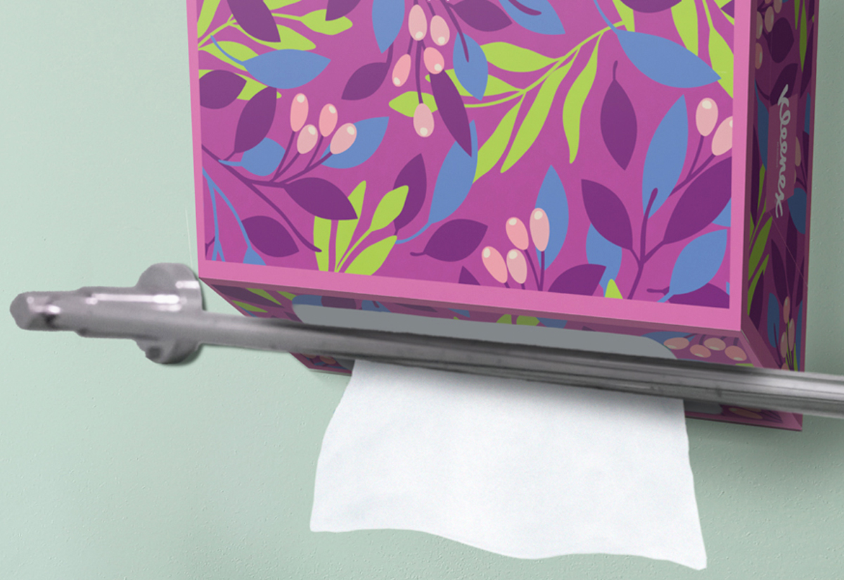 Kleenex disposable discount hand towel holder