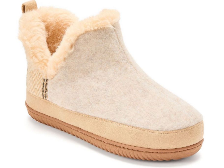 Dearfoams Felted And Plaid Women's Boot Slippers