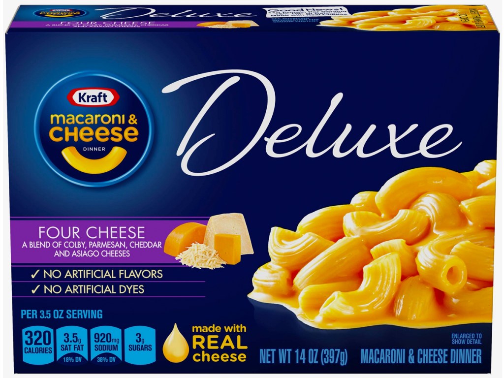 Kraft Macaroni & Cheese Deluxe Four Cheese