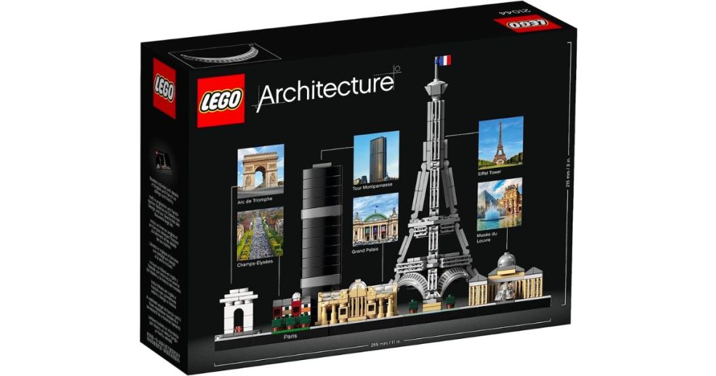 Lego architecture paris city skyline box