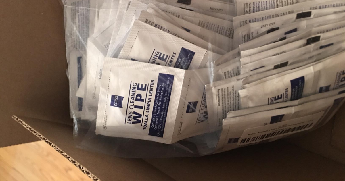 Lens Cleaning Wipes 80Count Just 4.62 on Amazon (Reg. 10