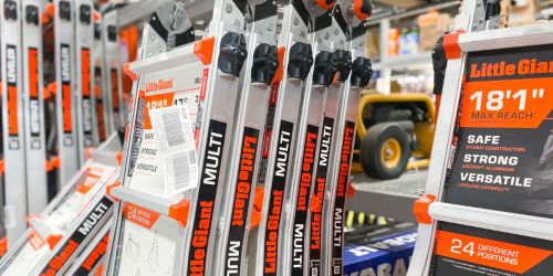 Little Giant 11′ Telescoping Multi-Position Ladder Only $99 on Lowes.com (Regularly $169) | Lifetime Warranty