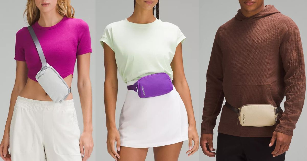 Lulelemon-Mini-Belt-Bags عادت حقيبة الحزام Lululemon Everywhere إلى المخزون الآن