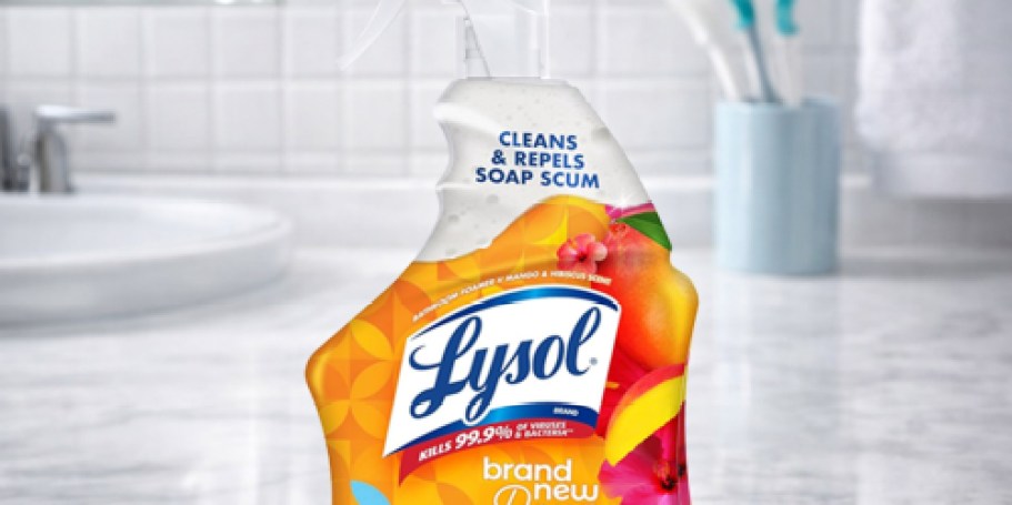 Lysol Foaming Bathroom Cleaner Spray Just $2.59 Shipped on Amazon