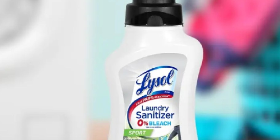 Lysol Sport Laundry Sanitizer Just $3.64 Shipped on Amazon