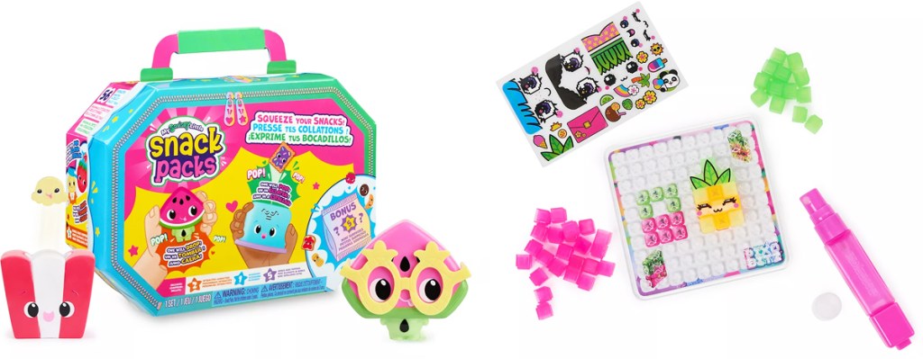 My Squishy Littles Snack Pack and Pixobits Set