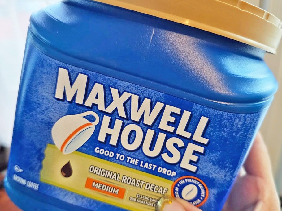 Maxwell House Decaf Ground Coffee Canister Only $7.46 Shipped on Amazon (Reg. $19)