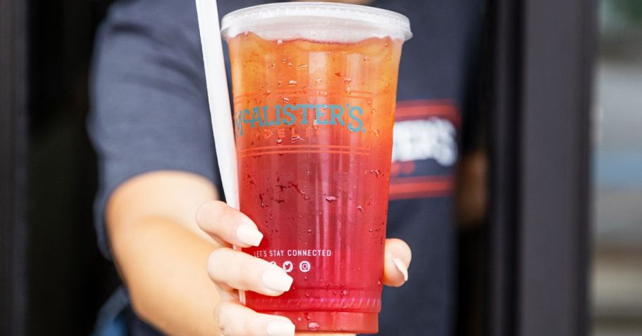 It’s McAlister’s Deli FREE Tea Day! Get 4 FREE Online or In-App (Today Only!)
