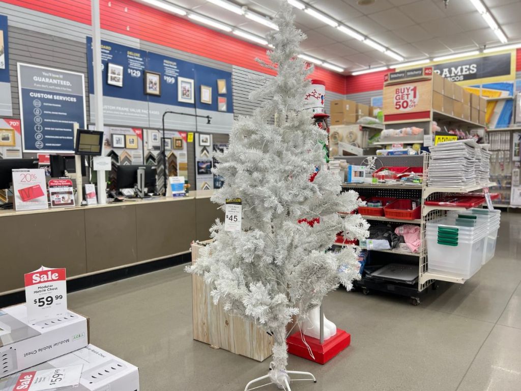 Michaels Christmas Clearance White Tree