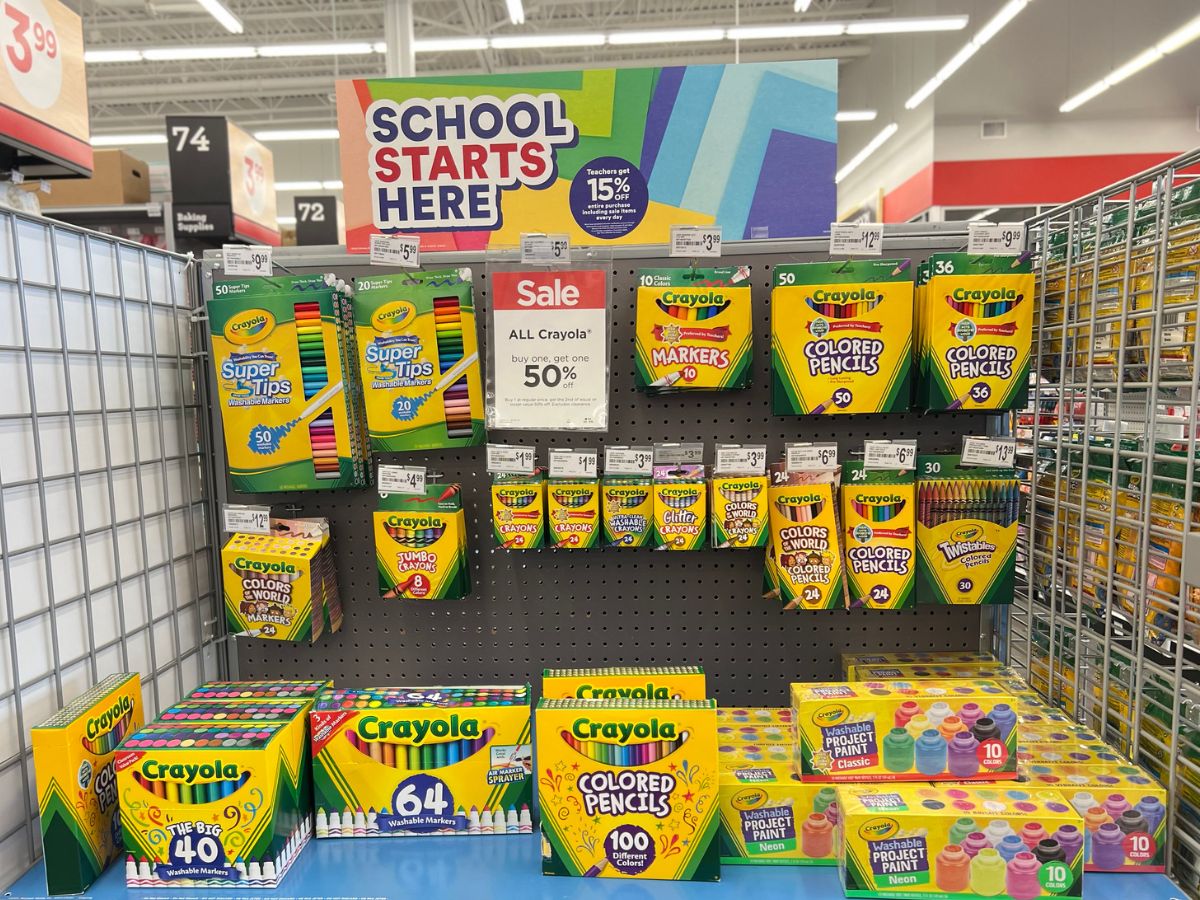 Michaels Back to School Sale | BOGO 50% Off Crayola, Creatology & More ...