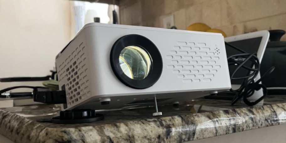 Mini Movie Projector w/ 80″ Screen Just $24.99 Shipped for Amazon Prime Members