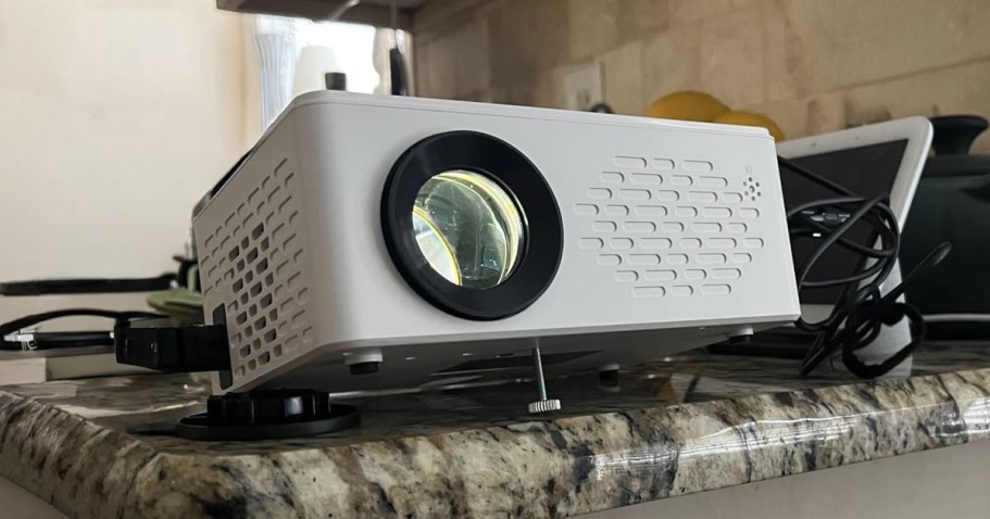Mini Movie Projector w/ 80″ Screen Just $24.99 Shipped for Amazon Prime Members