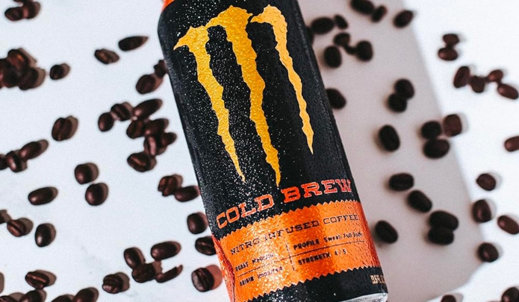Monster Nitro Cold Brew Latte + Energy Drink