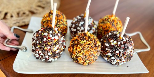 Mrs. Prindable’s Fall Caramel Apples 10-Count Just $24.98 Shipped (Fun Halloween Treat!)