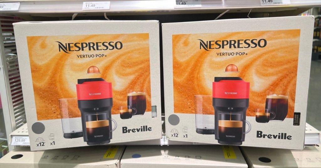 ماكينة نسبريسو فيرتو بوب+ للقهوة والإسبريسو من بريفيل