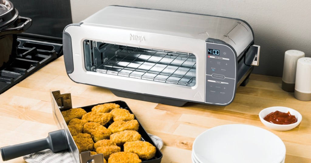 Ninja flip toaster on countertop