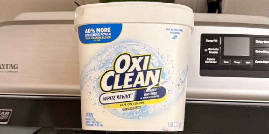 OxiClean White Revive 5lb Container Only $9.43 Shipped on Amazon
