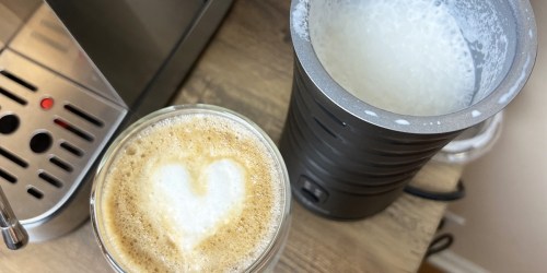 Electric Milk Frother & Steamer Only $30 Shipped for Amazon Prime Members (Make Hot or Cold Froth!)