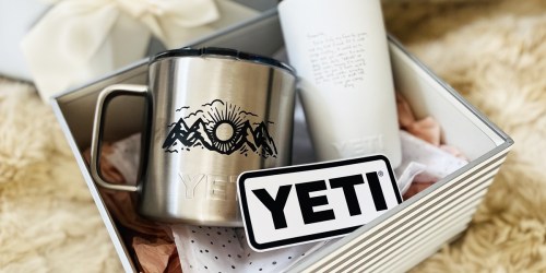 FREE YETI Drinkware Customization + Rare Savings on Pint Cups