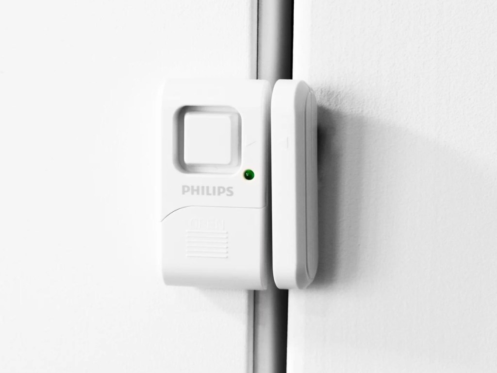 Philips Personal Security Window Door Alarm in White 4-Pack