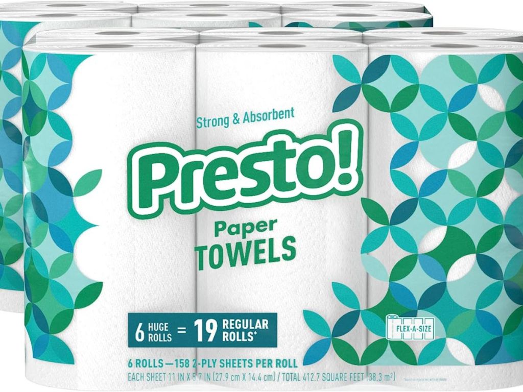 A package of paper towels