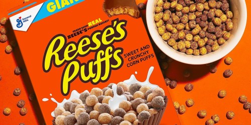 Reese’s Puffs Cereal Giant Size 29oz Box Only $3.74 Shipped on Amazon