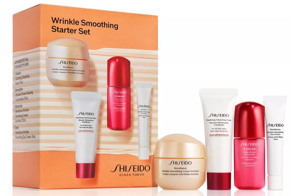 Shiseido Wrinkle Smoothing Starter 4 Piece Set