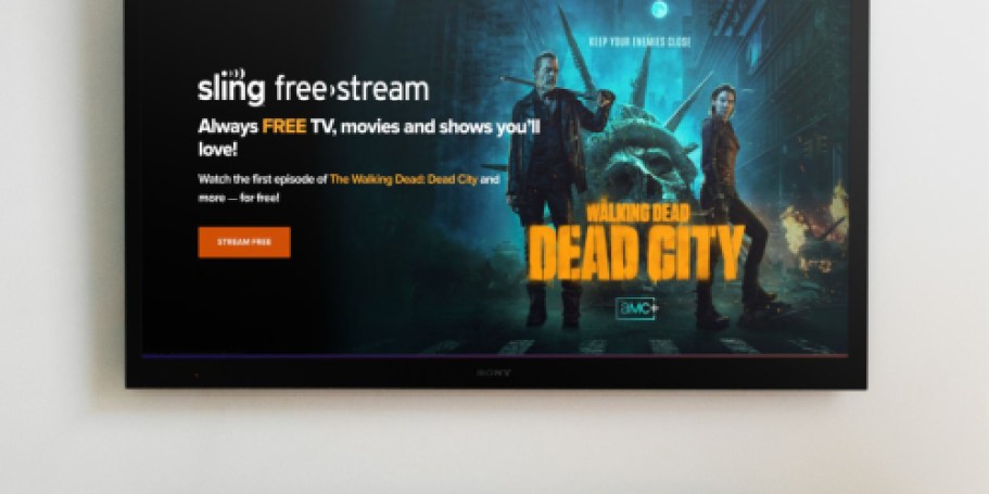 Score 500+ Live TV Channels for FREE with Sling Freestream (+ $10 Off TV Packages)