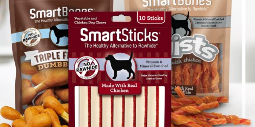 SmartBones Dog Treats 10-Count Only $5 Shipped on Amazon (Regularly $13) + More