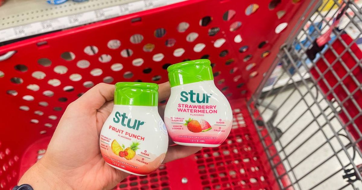 Two Better Than FREE Stur Liquid Water Enhancers After Cash Back at Target