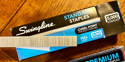 Swingline Standard Staples 5,000-Count Box Only $2 on Amazon